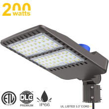 ETL,cETL,DLC listed 200W led parking lot light street